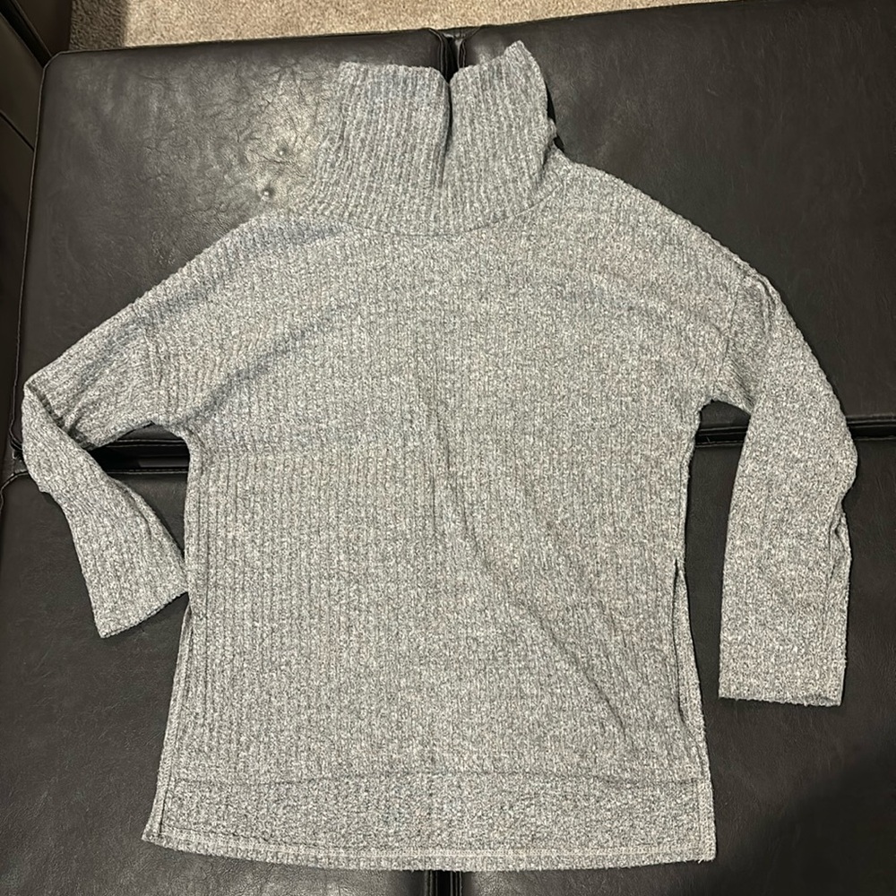 TeenBell Gray Cowl Neck Sweater